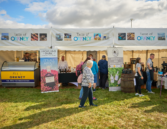 Orkney Food and Drink logo