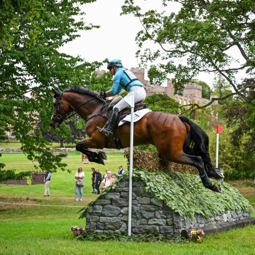 Gemma Stevens (Cooley Park Muze) at Scone Palace International Horse Trials